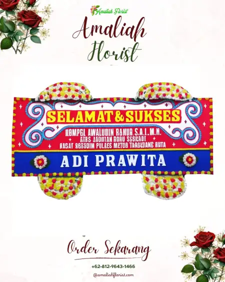 Papan Bunga Ucapan Selamat Malatisuka